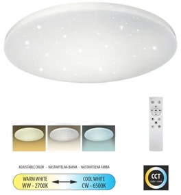 LED Stmievateľné stropné svietidlo IPOLY LED/60W/230V 2700-6500K + diaľkové ovládanie