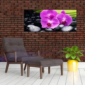 Obraz - Orchidey (120x50 cm)