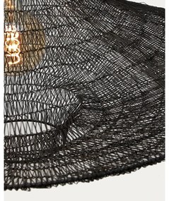 Čierne závesné svietidlo ø 87 cm Makai – Kave Home