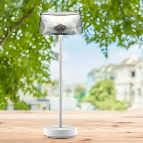 LED Stmievateľná stolná lampa CASABLANCA LED/3,4W/5V USB 3600 mAh IP44 biela