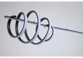 Searchlight 22510BK - stlmiteľný LED luster na lankách SWORD LED/40W/230V 3000K