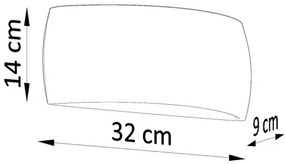 Nástenné svietidlo PONTIUS 1xG9/60W/230V čierna