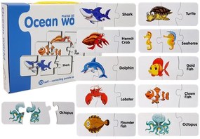 LEAN TOYS Edukačné puzzle Svet oceánov