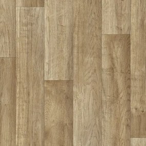 Beauflor, PVC podlaha - lino Ambient Chalet Oak 066L, na mieru, šíře 3m, hnedá, bez podkladu, chodba / predsieň