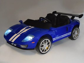 JOKOMISIADA Detské auto na batériu Ford GT so 4 motormi dvojmiestne s diaľkovým ovládaním modré PA0337