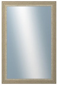 DANTIK - Zrkadlo v rámu, rozmer s rámom 40x60 cm z lišty LYON strieborná (2704)