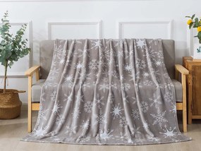 XPOSE® Mikroplyšová deka JON - sivá 140x200 cm