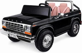 JOKOMISIADA Dvojmiestne autíčko na batérie – klasický Ford Bronco Pickup PA0338 čierne