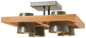 Stropná lampa »Bell«, Trio, 4 plamene