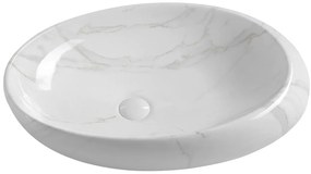 Sapho Sapho, DALMA keramické umývadlo 68x16,5x44 cm, carrara, MM317