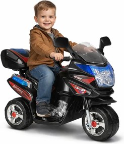 LEAN CARS Nabíjací motocykel HC8051 Black