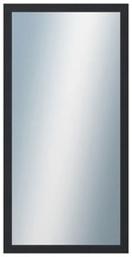 DANTIK - Zrkadlo v rámu, rozmer s rámom 60x120 cm z lišty 4020 čierna (2769)