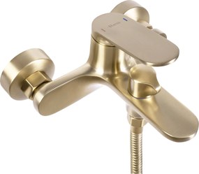 Rea Marco, vaňová batéria s ručnou sprchovou súpravou, zlatá matná, REA-B5942