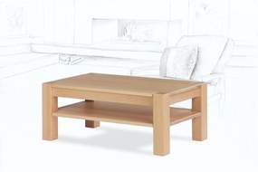 Wooded Konferenčný stolík Denver z masívu BUK 110x65x45cm