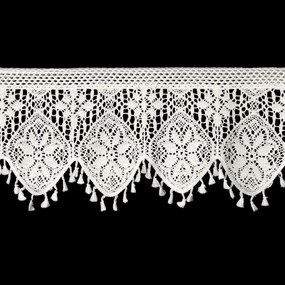 KRÁTKA ZÁCLONA NA PÁSKE MOLY 150X30 CM BIELA