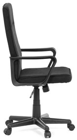Autronic BONTEC Kancelárska stolička, hojdací mechanizmus, čierna látka, KA-L607 BK2 Farba: Čierna