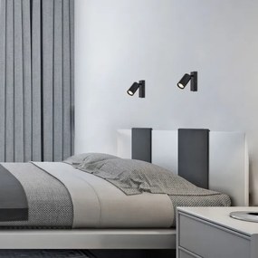 Rabalux 2084 - Nástenné bodové svietidlo SOLO 1xGU10/25W/230V čierna