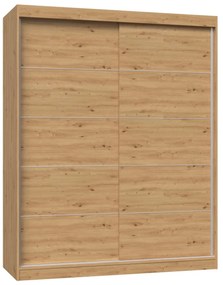 Šatníková skriňa IGA I 160 cm dub artisan