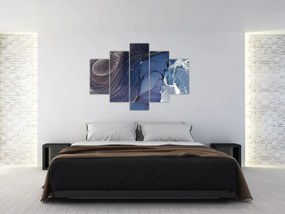 Obraz - Mramorovaný atrament (150x105 cm)