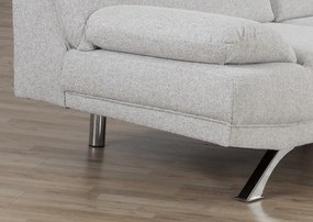 Trojsedák Bruno, šedo-biela tkanina