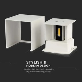 LED Vonkajšie nástenné svietidlo LED/11W/230V 4000K IP65 biela