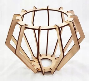 BERGE LED závesné stropné svietidlo, drevený trám, 3xE27, loft, brilantné drevo - biela