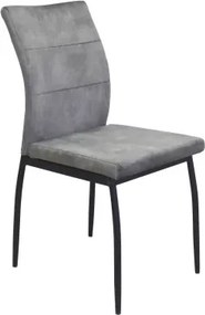 Jedálenská stolička Pluto, holubia šedá látka%