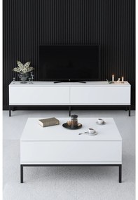 TV stolík/skrinka Vibubi 2 (čierna + biela) . Vlastná spoľahlivá doprava až k Vám domov. 1095389