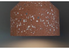 Klausen 111038 - Luster na lanku RESIN 1xE27/11W/230V ružová/čierna