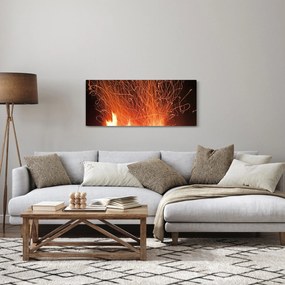 Obraz ohňa (120x50 cm)