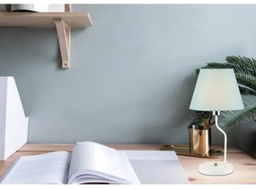 Stolná lampa YORK 1xE14/60W/230V biela/modrá