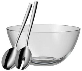 Sada sklenenej šalátovej misy s 2 antikoro príbormi WMF Tavern