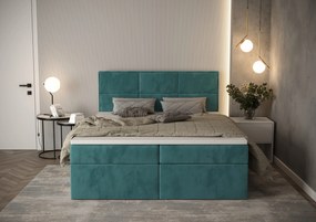 Moderná Kontinentálna posteľ GALAXY /boxspring - ÁNO + (70€),160x200