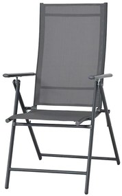 Stolička 7-pozícii Pia šedá