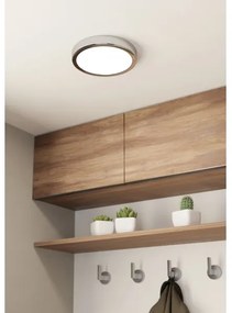 Eglo 900641 - LED kúpeľňové stropné svietidlo FUEVA LED/17W/230V IP44 chróm