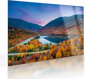 Sklenený obraz - White Mountain, New Hampshire, USA (70x50 cm)