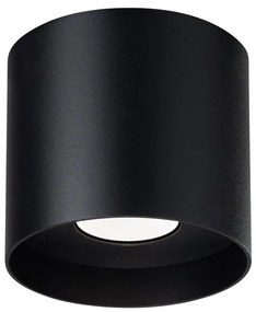 Sollux SL.1281 - Bodové svietidlo MIKA 1xGU10/10W/230V čierna