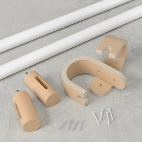 Oceľová roztiahnuteľná garniža 107 - 305 cm Bellwood - Umbra