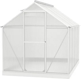 Skleník Vitavia Triton 5000 polykarbonát 4 mm 198x256 cm hliník vr. základového rámu