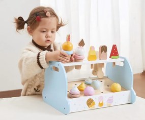 Viga 44842 Drevená mini zmrzlináreň a cukráreň PolarB
