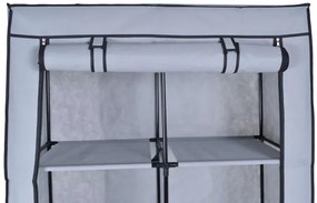 Šatníková skriňa MIRA sivá