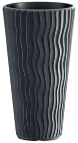 Prosperplast Kvetináč Sandy Slim, 30 x 53 x 30 cm , antracitová