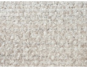 Béžová čalúnená dvojlôžková posteľ s roštom 180x200 cm Makana – Makamii