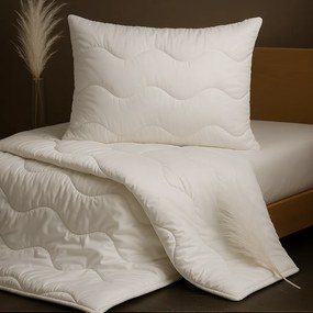 Celoročný set vankúša a paplóna Medical – antialergický, prateľný do 95 °C Veľkosť: 90x130/45x65 cm