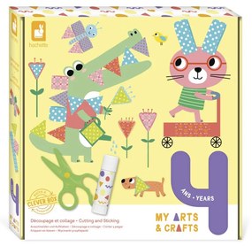 Kreatívna sada Strihanie a nalepovanie My arts&amp;crafts Janod od 4 rokov