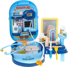 KIK 34-dielna detská lekárska súprava v kufríku pre deti – hračka (stetoskop, teplomer)