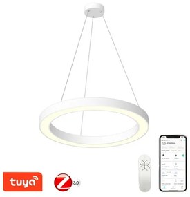 Immax 07092L NEO PASTEL Smart závesné svietidlo 95cm 66W biela s diaľkovým ovládaním Zigbee 3.0