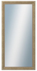 DANTIK - Zrkadlo v rámu, rozmer s rámom 60x120 cm z lišty KŘÍDLO malé strieborné patina (2775)