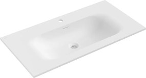 Mexen Vela, umývadlo na zapustenie 91 x 46,5 cm, biela matná, 25239001