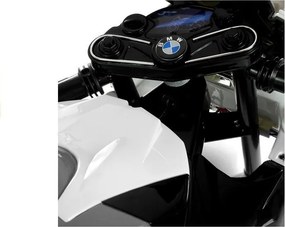 LEAN CARS Elektrická motorka pre deti BMW S1000RR strieborná trojkolesová